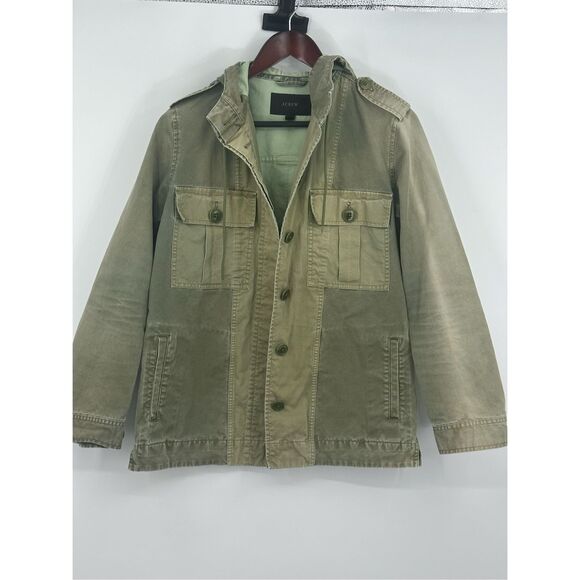 J Crew size S green military style jacket - Picture 8 of 16